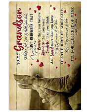 TO MY GRANDSON - BOY - YOU ARE BRAVER 16x24 Poster front