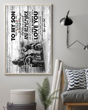 Dad to Son - Motocycling - Never Forget That You 16x24 Poster lifestyle-poster-1