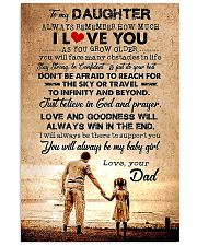 To Daughter - Always Remember How Much - Canvas 16x24 Poster front