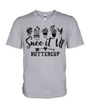 Funny Plant Shirt V-Neck T-Shirt tile
