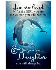 POSTER- TO MY DAUGHTER - DOLPHIN - YOU ARE LOVED 16x24 Poster front