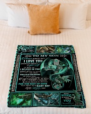 Dragon - Son - This Old Dragon Will Always Have Small Fleece Blanket - 30" x 40" aos-coral-fleece-blanket-30x40-lifestyle-front-04