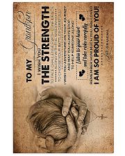 TO MY GRANDSON 16x24 Poster front