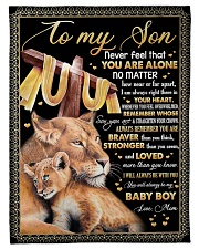 I WILL ALWAYS BE WITH YOU - LOVELY GIFT FOR SON Small Fleece Blanket - 30" x 40" front