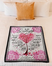 I BELIEVE IN YOU - AMAZING GIFT FOR GRANDDAUGHTER Small Fleece Blanket - 30" x 40" aos-coral-fleece-blanket-30x40-lifestyle-front-04