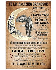 TO MY GRANDSON - MOON - LAUGH LOVE LIVE 16x24 Poster front
