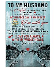 TO MY HUSBAND 16x24 Poster front