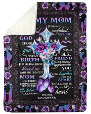To My Mom - I Love You And Appreciate You Sherpa Fleece Blanket tile