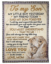 I AM PROUD OF YOU - LOVELY GIFT FOR SON Small Fleece Blanket - 30" x 40" front