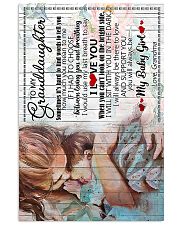 Grandma to Granddaughter - I Will Always Be 16x24 Poster front
