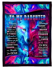 To My Daughter - Never Forget That I Love You Small Fleece Blanket - 30" x 40" front