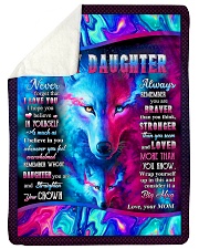 To My Daughter - Never Forget That I Love You Sherpa Fleece Blanket tile