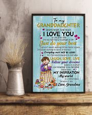 TO GRANDDAUGHTER - BABY - BETTER PLACE 16x24 Poster lifestyle-poster-3