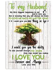 TO MY HUSBAND - LOVE TREE - I LOVE YOU 16x24 Poster front