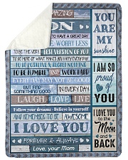 I LOVE YOU - PERFECT GIFT FOR SON FROM MOM Sherpa Fleece Blanket tile