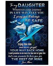 TO MY DAUGHTER - DOLPHIN - WHEREVER 16x24 Poster front