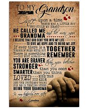 TO MY GRANDSON 16x24 Poster front