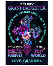 Grandma to Granddaughter - God Blessed Me 16x24 Poster front