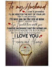 TO MY HUSBAND 16x24 Poster front