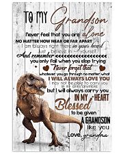 TO GRANDSON - T REX - BLESSED 16x24 Poster front