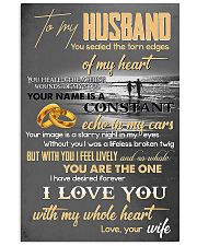 TO MY HUSBAND - HAND IN HAND - I LOVE YOU 16x24 Poster front