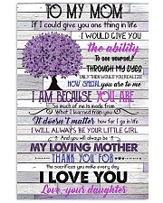 TO MY MOM - TREE - MY LOVING MOTHER 16x24 Poster front
