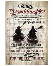 Grandpa to Granddaughter - Just Go Forth And Aim 16x24 Poster front