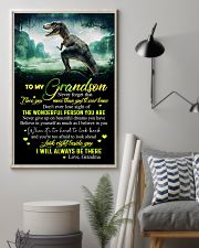 GRANDMA TO GRANDSON - T REX - NEVER GIVE UP 16x24 Poster lifestyle-poster-1