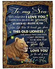 BELIEVE IN YOURSELF - GREAT GIFT FOR SON FROM MOM Fleece Blanket tile