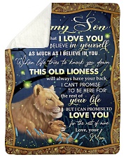 BELIEVE IN YOURSELF - GREAT GIFT FOR SON FROM MOM Sherpa Fleece Blanket tile