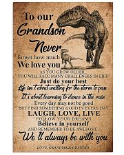 GRANDMA AND GRANDPA TO GRANDSON 16x24 Poster front