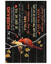 TO MY HUSBAND - CARDINAL - LOVE YOU 16x24 Poster front