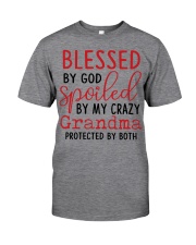 Blessed By God Spoiled By My Grammy Classic T-Shirt front