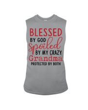 Blessed By God Spoiled By My Grammy Sleeveless Tee tile
