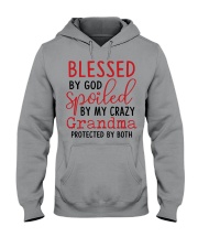 Blessed By God Spoiled By My Grammy Hooded Sweatshirt tile