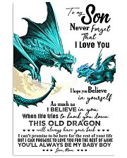 TO MY SON - MOON - NEVER FORGET 16x24 Poster front