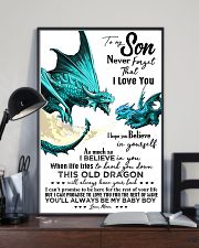 TO MY SON - MOON - NEVER FORGET 16x24 Poster lifestyle-poster-2