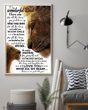 TO MY DAD - LION - I LOVE YOU FOR ALL THE TIMES 16x24 Poster lifestyle-poster-1