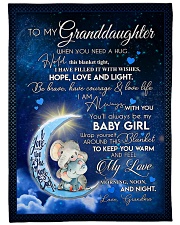 KEEP YOU WARN - GRANDDAUGHTER GIFT WITH ELEPHANT Fleece Blanket tile