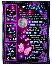 I LOVE YOU - AMAZING GIFT FOR DAUGHTER Fleece Blanket tile