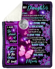 I LOVE YOU - AMAZING GIFT FOR DAUGHTER Sherpa Fleece Blanket tile