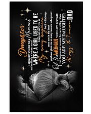 Dad To Daughter - To My Daughter - I Closed My 16x24 Poster front