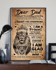 TO MY DAD - LIONS - THANK YOU FOR PROVIDING 16x24 Poster lifestyle-poster-2