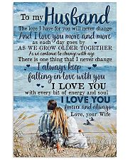TO MY HUSBAND - COUPLE - I LOVE YOU 16x24 Poster front