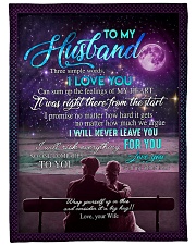 To My Husband - Special Blanket For Husband Fleece Blanket tile