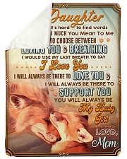 To My Daughter - Special Blanket For Daughter Sherpa Fleece Blanket tile