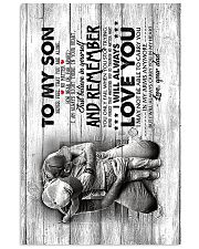 To My Son - Never Feel that You Are Alone 16x24 Poster front