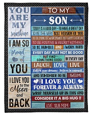 YOU ARE MY SUNSHINE - AMAZING GIFT FOR SON Small Fleece Blanket - 30" x 40" front