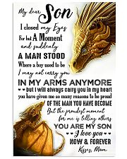 TO MY SON - GOLDEN DRAGON - I CLOSED 16x24 Poster front
