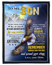 To My Son - Special Blanket For Son Small Fleece Blanket - 30" x 40" front